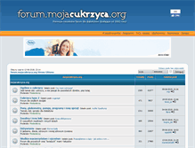 Tablet Screenshot of forum.mojacukrzyca.org